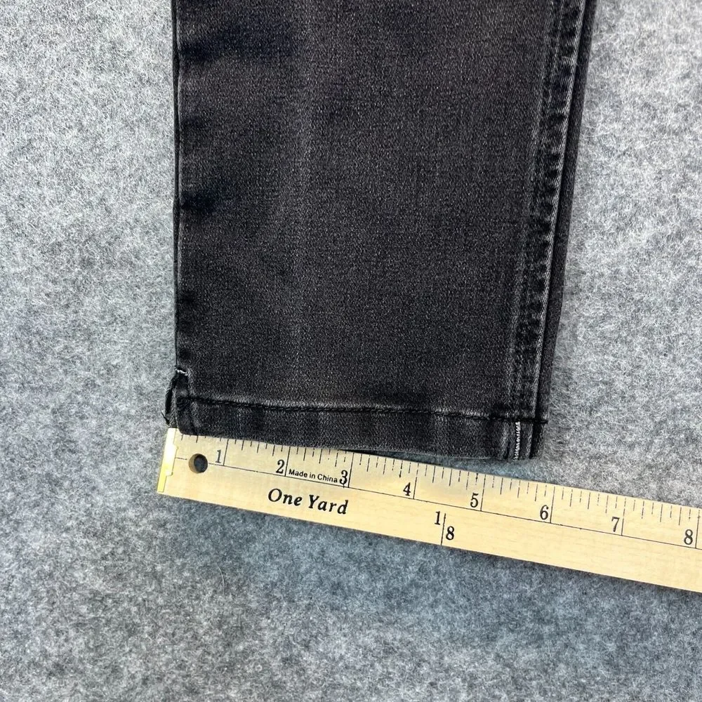 DL1961 Jeans Women's 27 Angel‎ Mid Rise Skinny Ankle Black Stretch Denim Pants